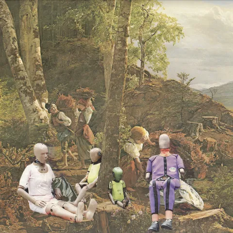 Waldmüller im Wald