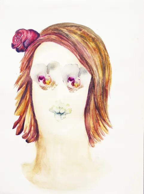 Blumengesicht
